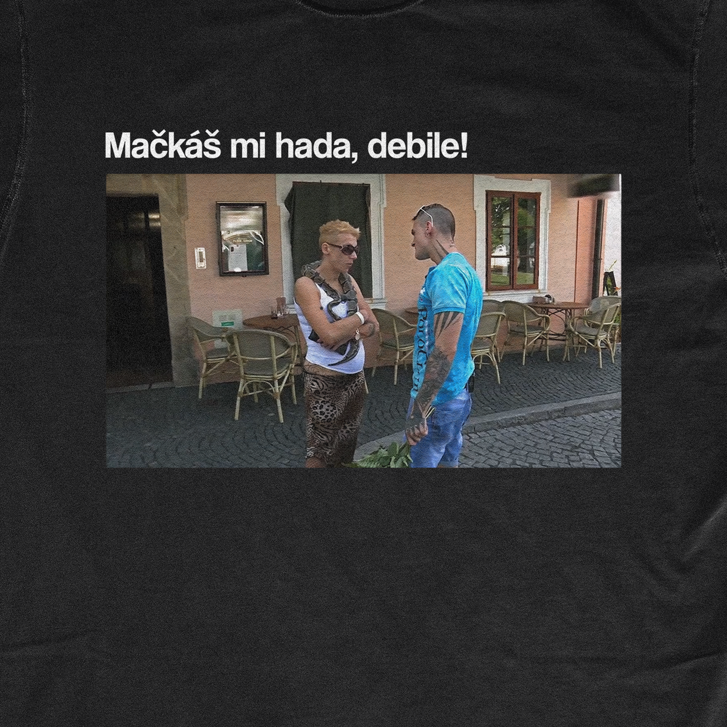 MAČKÁŠ MI HADA, DEBILE!