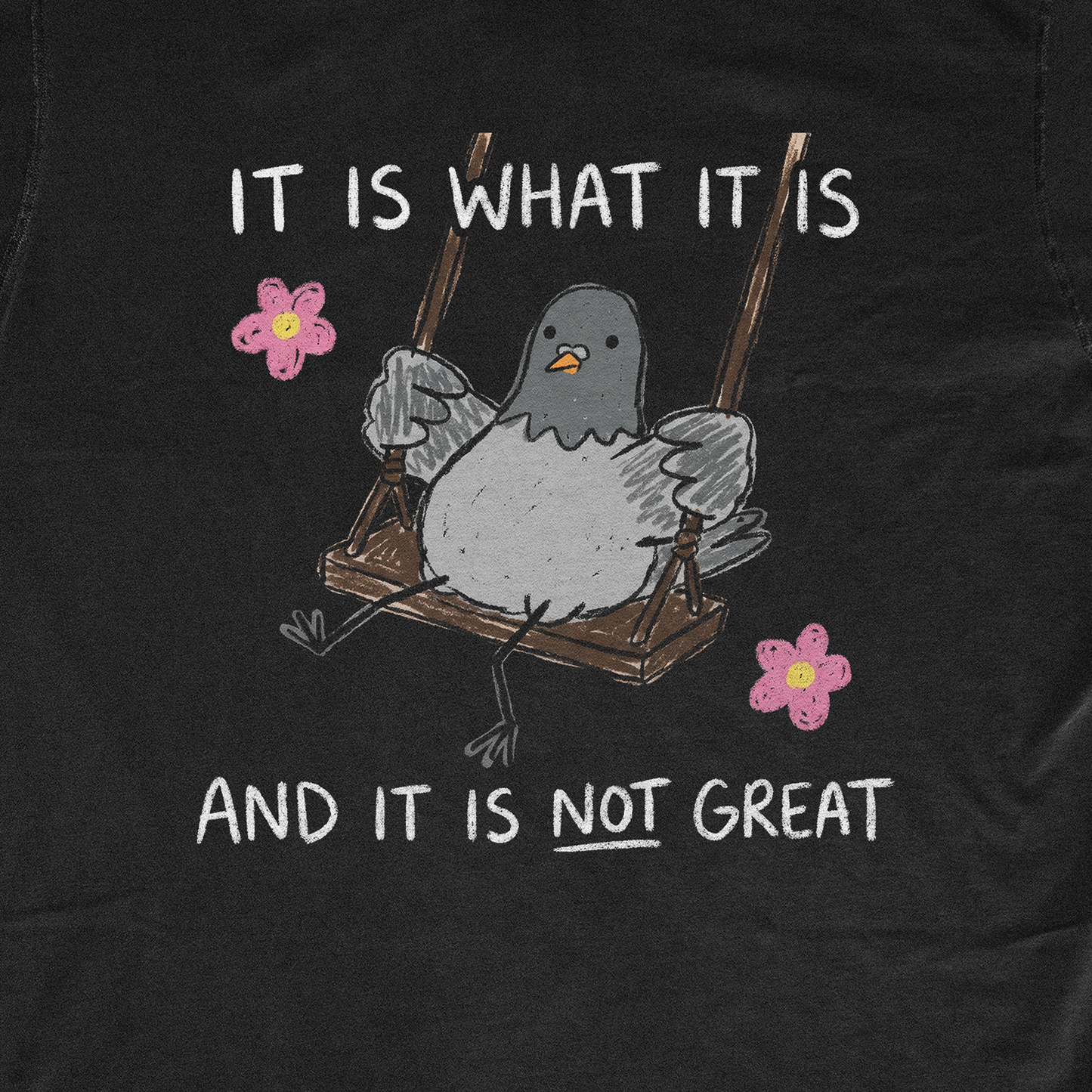 IT IS WHAT IT IS AND IT IS NOT GREAT