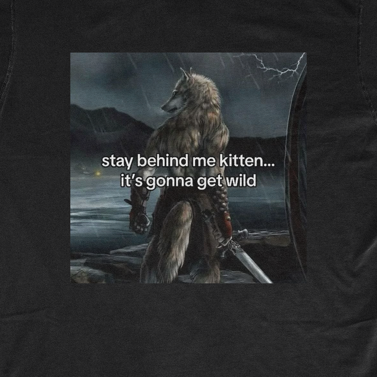 STAY BEHIND ME KITTEN